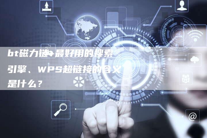 bt磁力链+最好用的搜索引擎、WPS超链接的含义是什么？