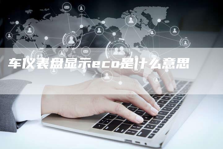 车仪表盘显示eco是什么意思