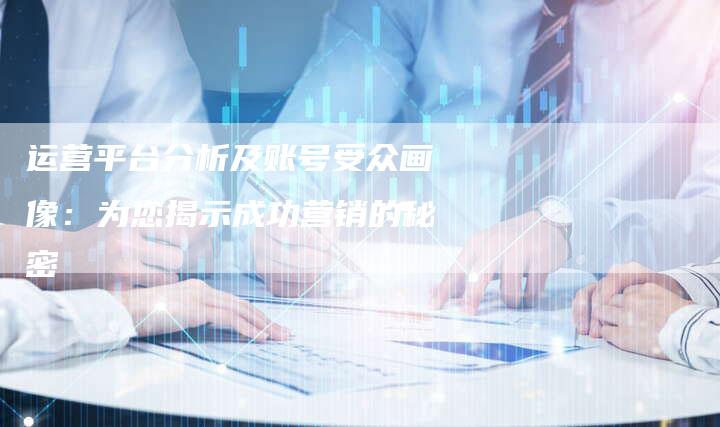 运营平台分析及账号受众画像：为您揭示成功营销的秘密