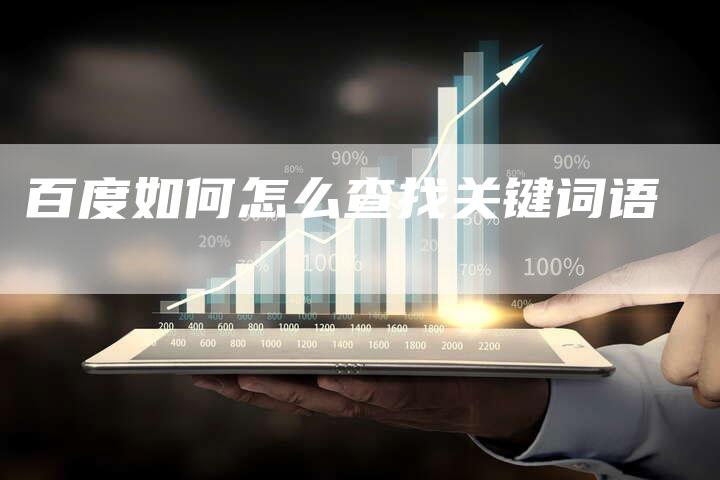 百度如何怎么查找关键词语